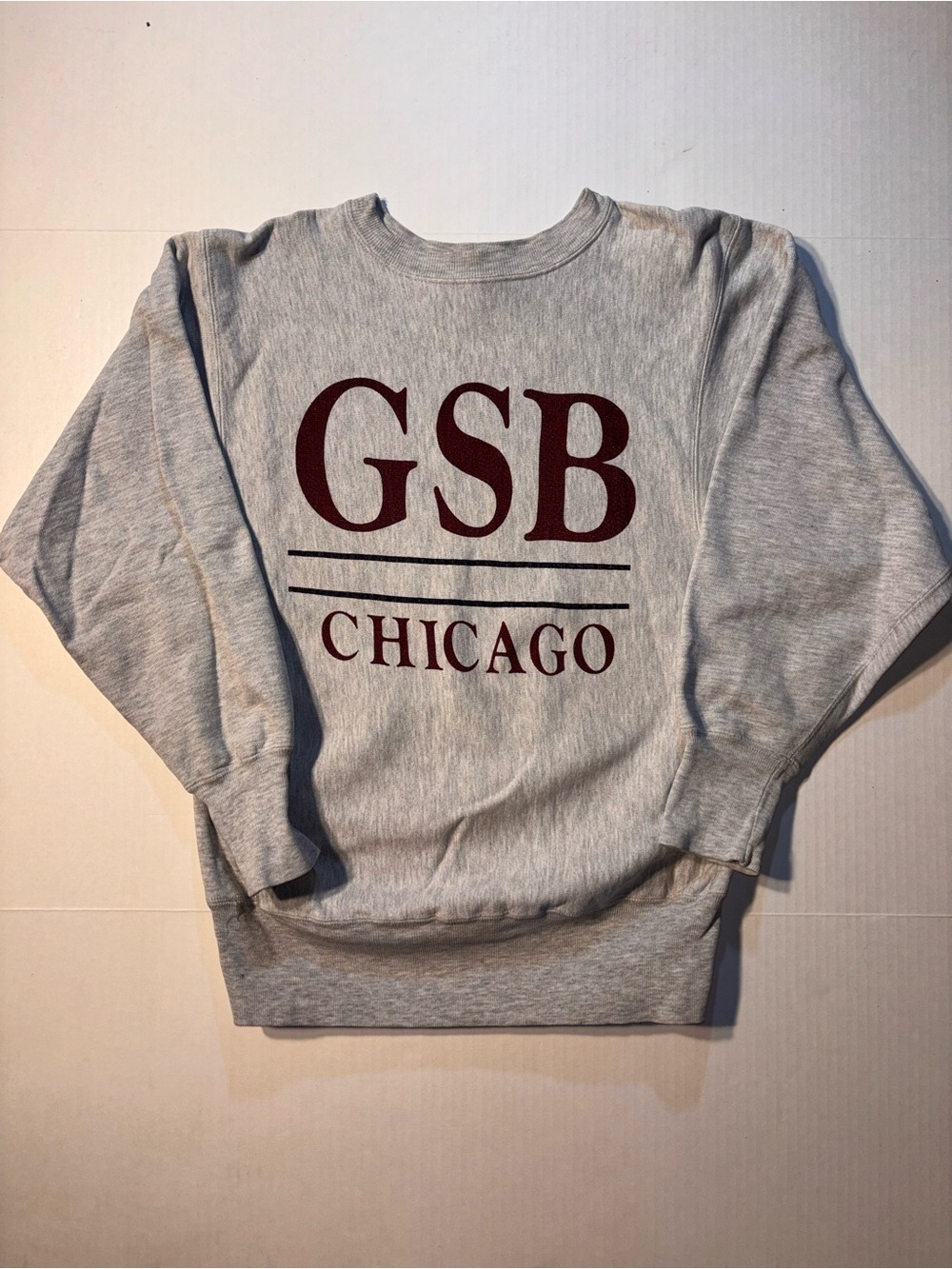 Vtg Champion Reverse Weave GSB Chicago 90’s USA Pullover Sweatshirt Sz Medium